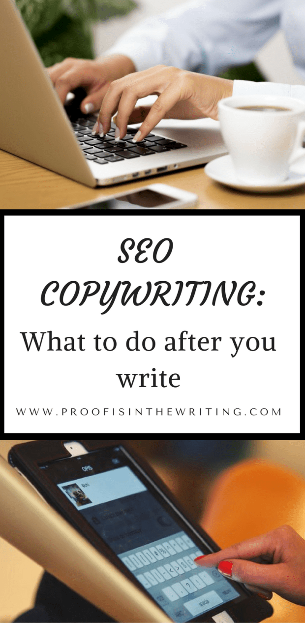 SEO Copywriting is for readers first and search engines second. Click through to see how to optimize your copy after you've written it.