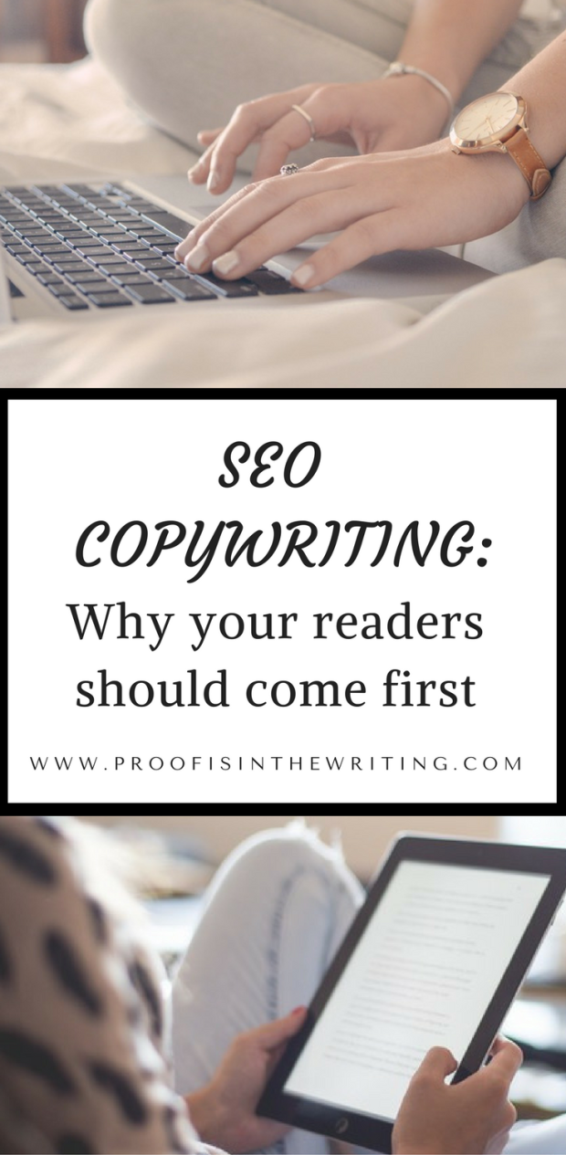 SEO Copywriting is for readers first and search engines second. Click through to see how to write for readers.