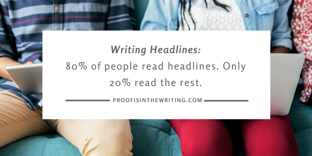 Only 20% of people read past the headlines